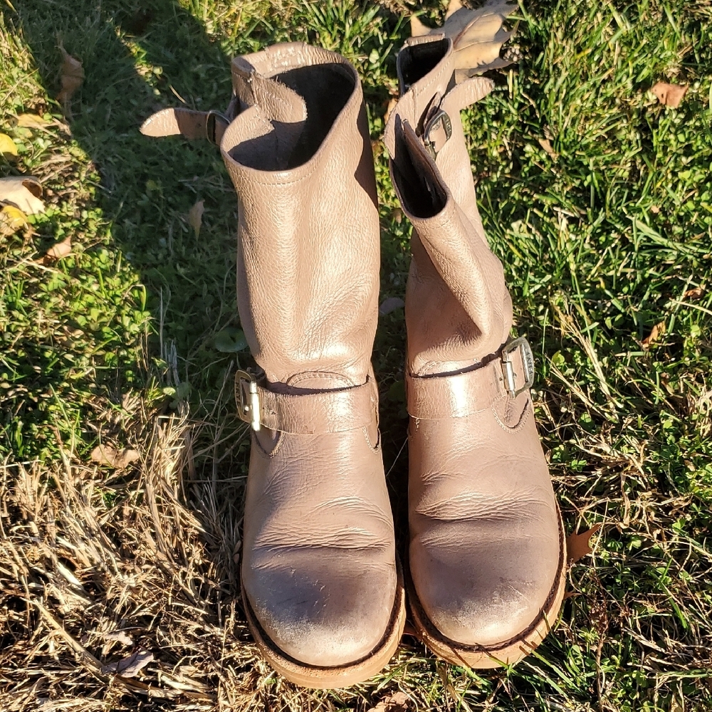 Frye Leather Engineer Boots - Picture 2 of 16